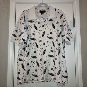 C&B by Croft&barrow Vintage Patriotic Golf Polo